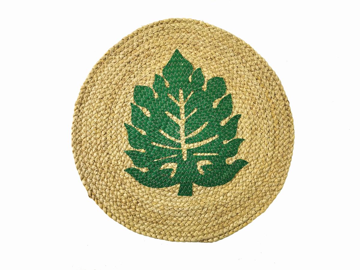 HAND MADE SEA GRASS PM WITH FELT DECO