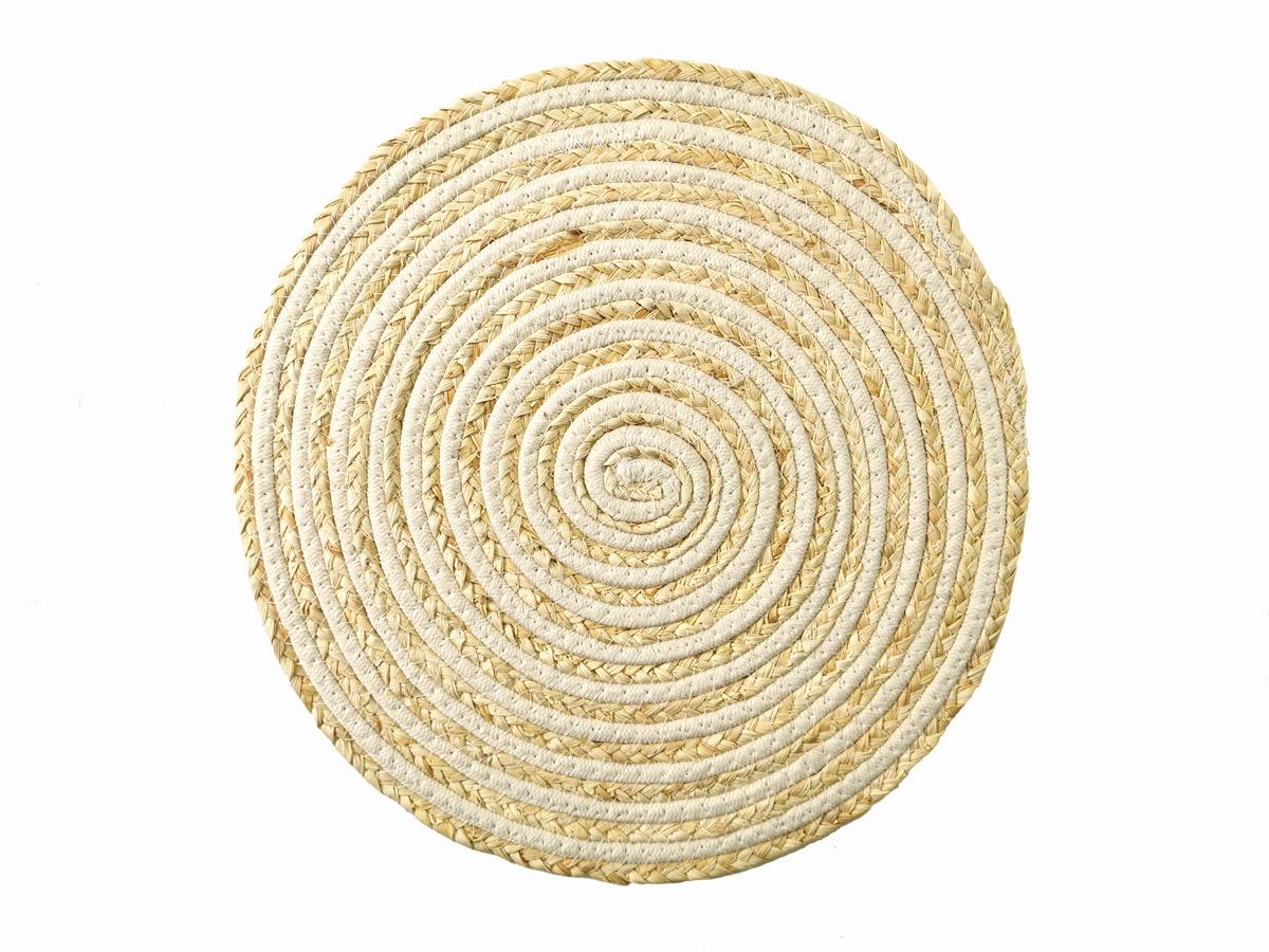 HAND MADE POLYESTER/MAIZE PLACEMAT